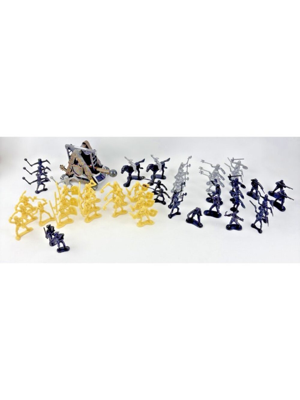 Knights and Skeleton Warriors Pirates Battering Ram Plastic Toys 2"